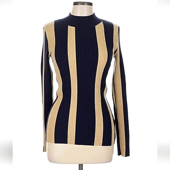Scotch & Soda Sweaters - Scotch & Soda Vertical Ribbed Stripes Sweater 70s Vibe Excel Used Cond Large Top